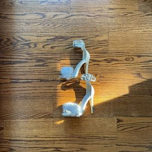 FASHION NOVA | Snake Print Fur Heels